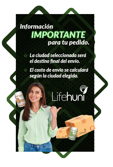 Información importante para tu pedido - Envío según ciudad